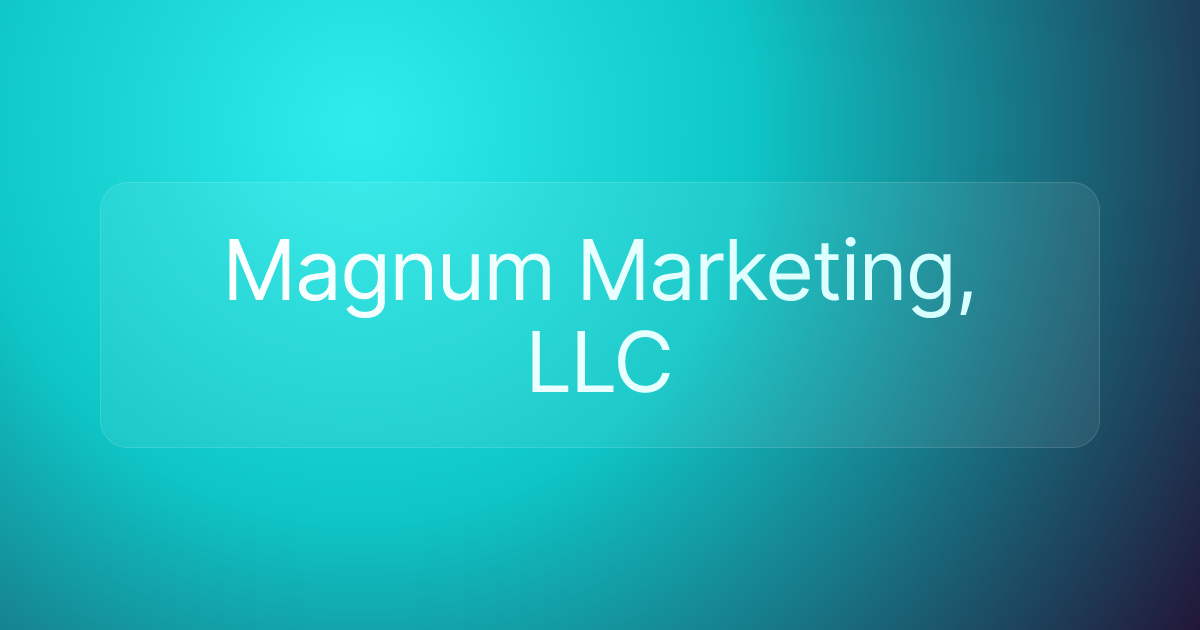 Magnum Marketing, LLC