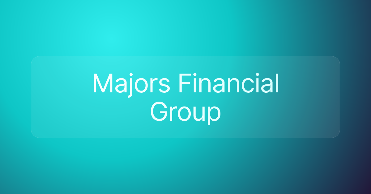 Majors Financial Group