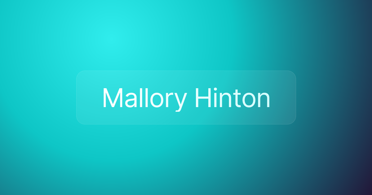 Mallory Hinton