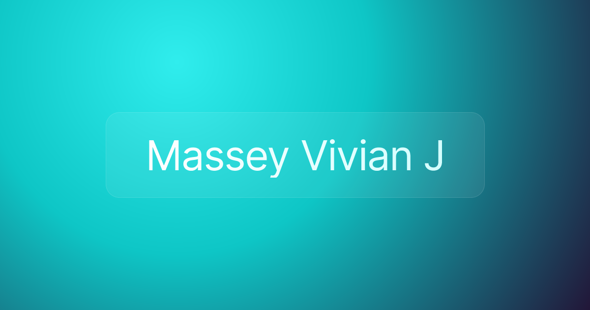 Massey Vivian J