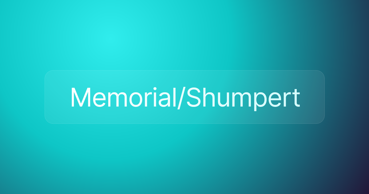 Memorial/Shumpert