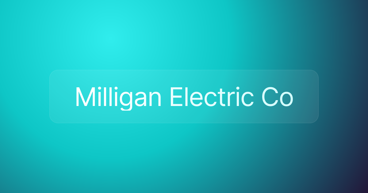 Milligan Electric Co