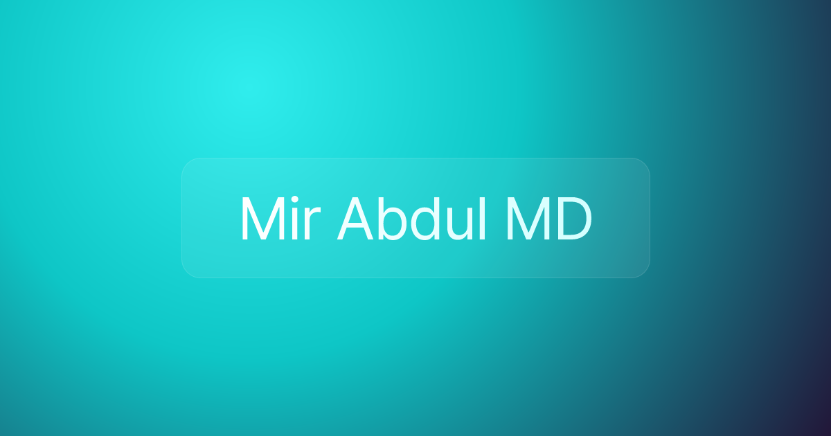 Mir Abdul MD