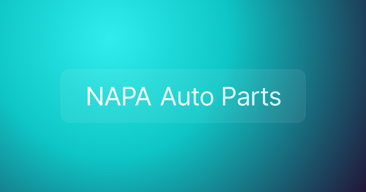 NAPA Auto Parts