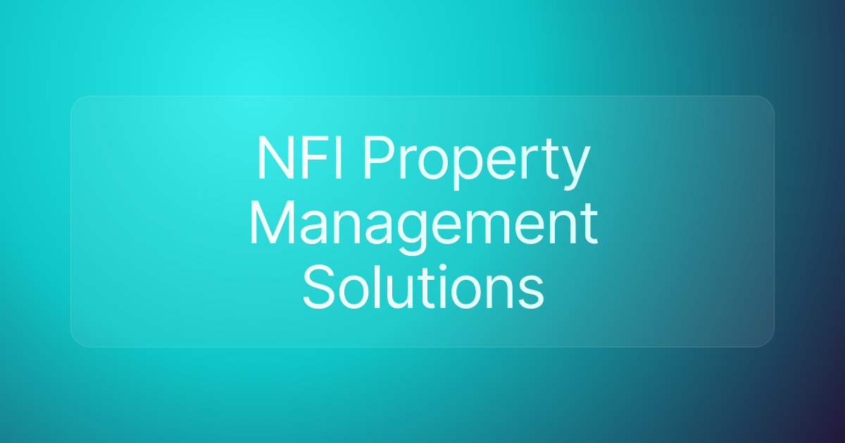NFI Property Management Solutions