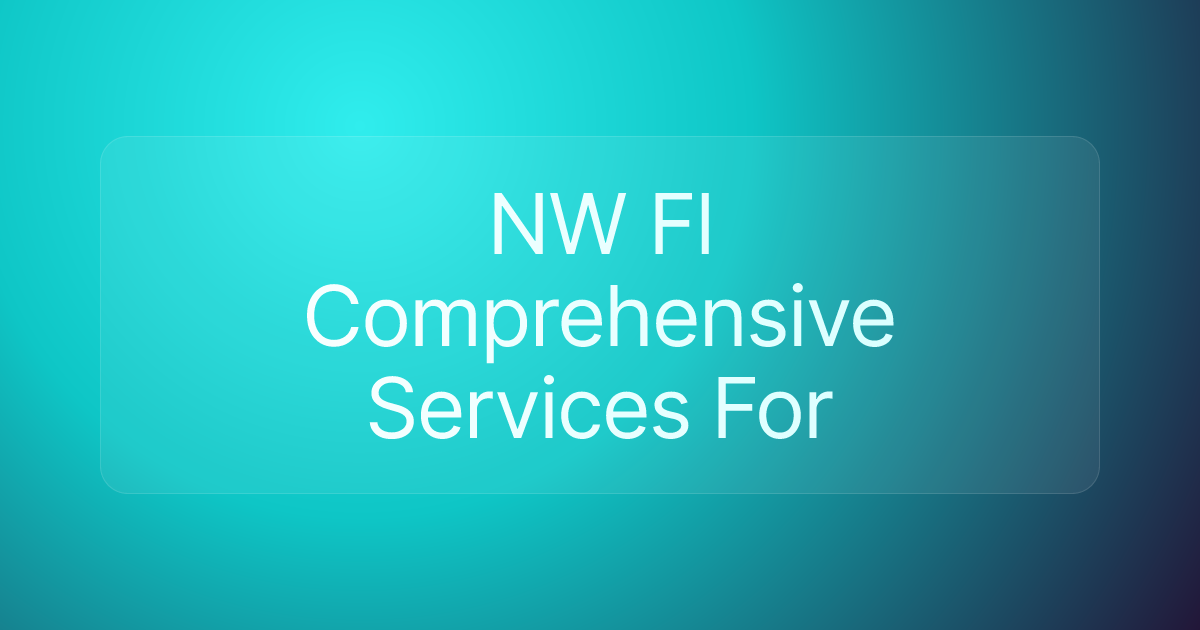 NW Fl Comprehensive Services For