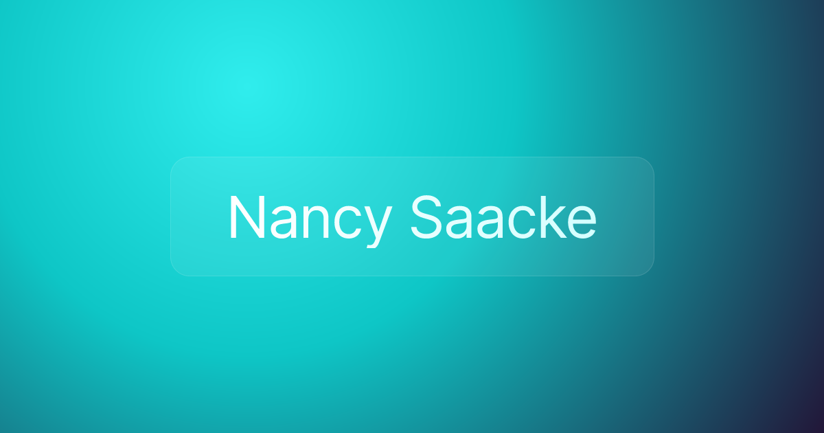Nancy Saacke