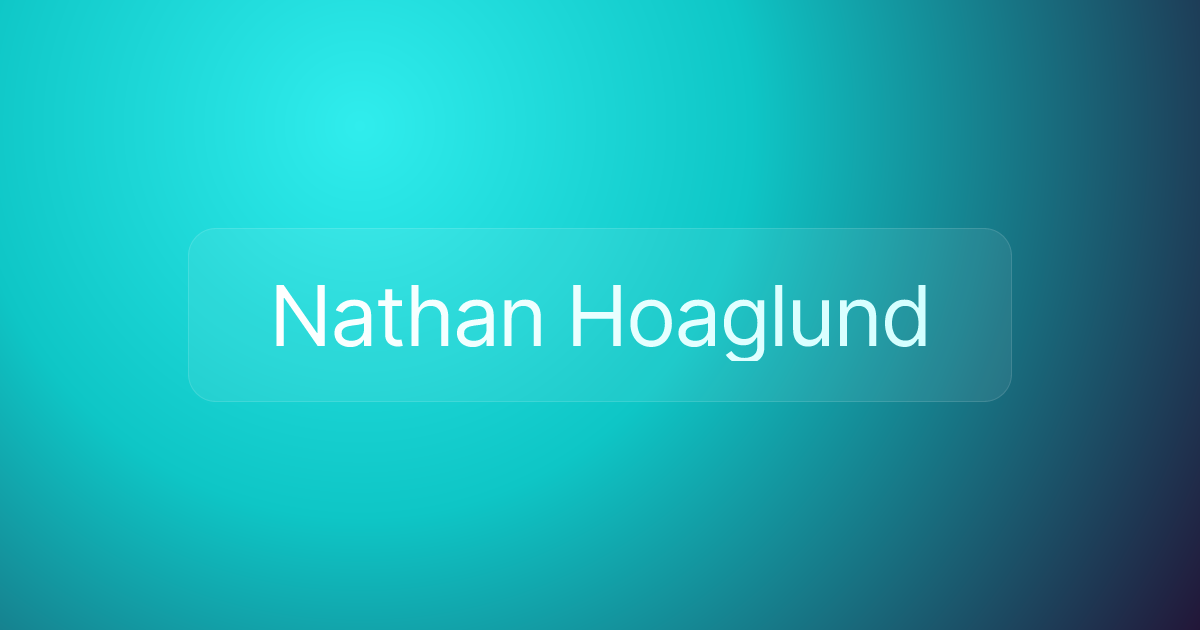 Nathan Hoaglund