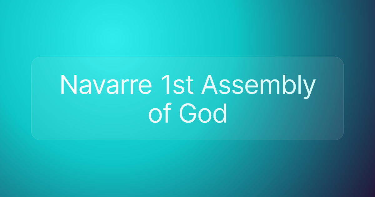 Navarre 1st Assembly of God