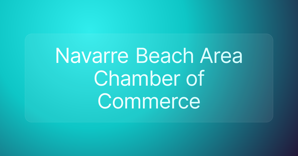 Navarre Beach Area Chamber of Commerce