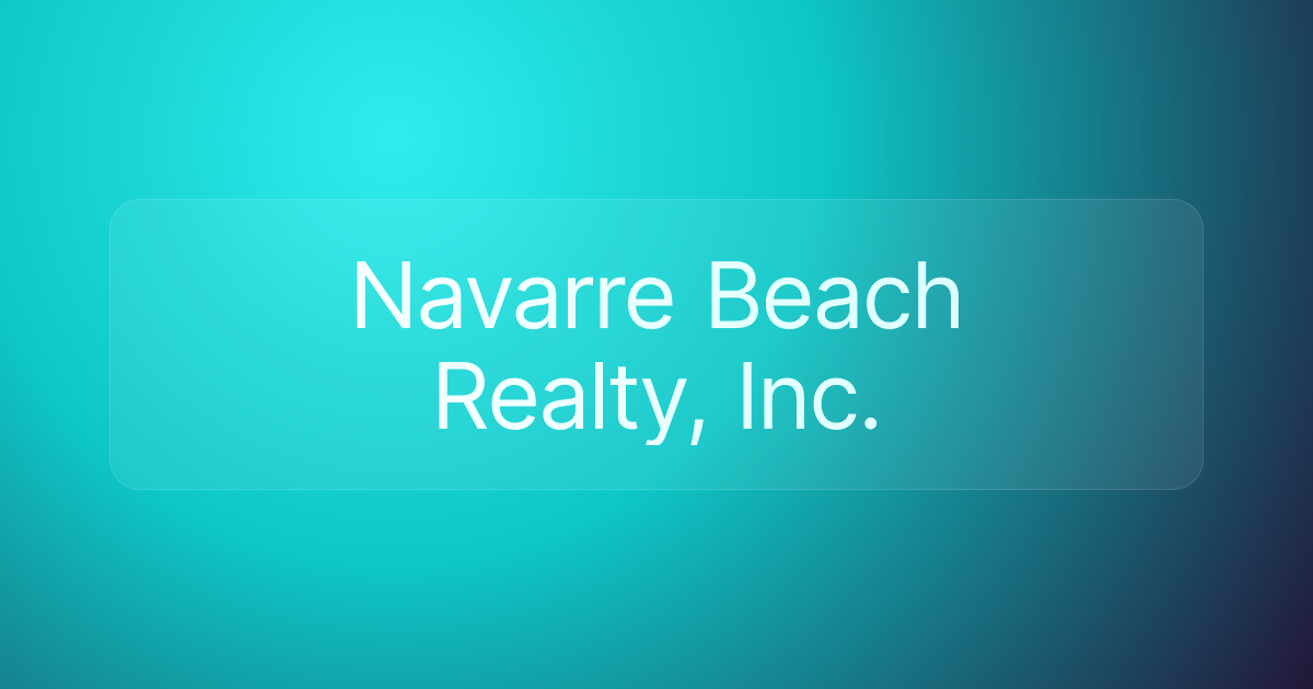 Navarre Beach Realty, Inc.