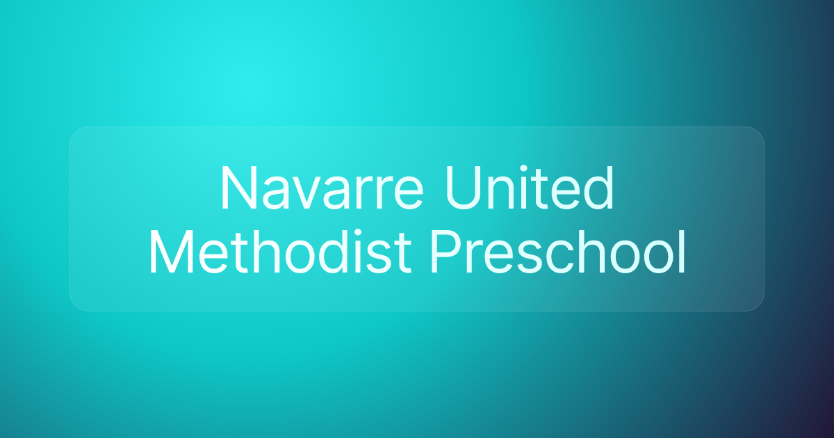 Navarre United Methodist Preschool