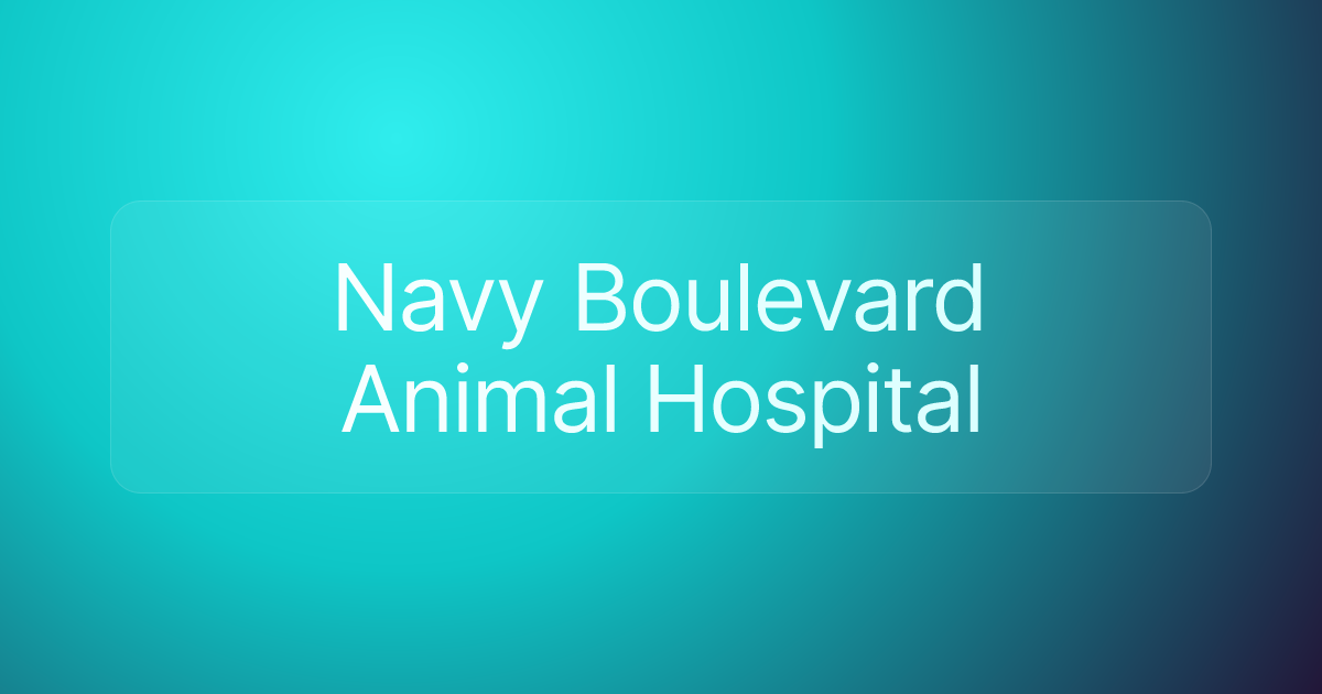 Navy Boulevard Animal Hospital