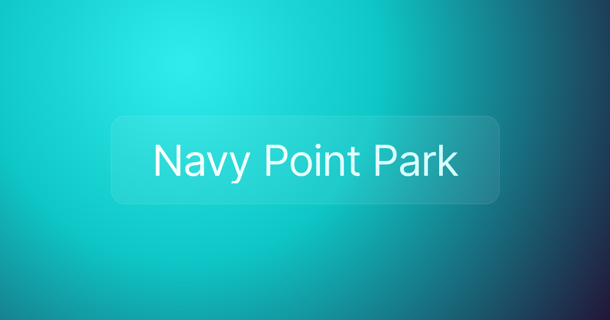 Navy Point Park