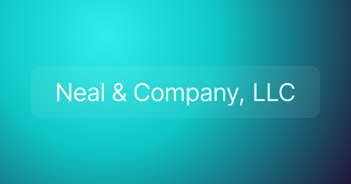Neal & Company, LLC