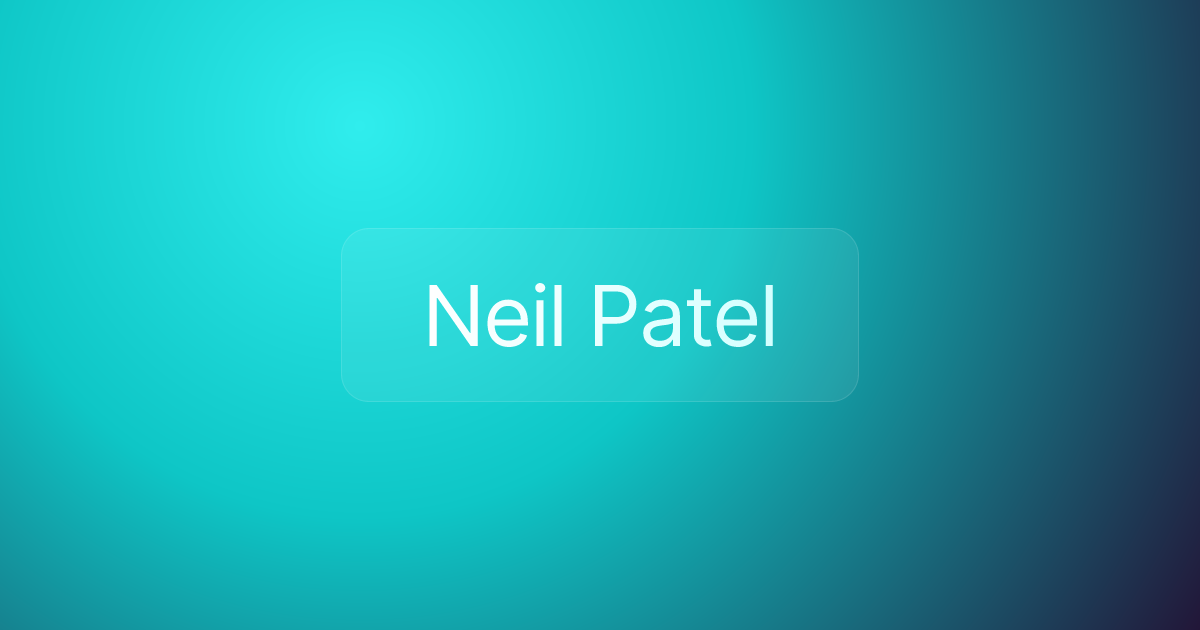Neil Patel