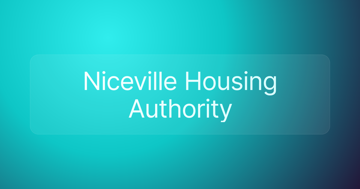 Niceville Housing Authority