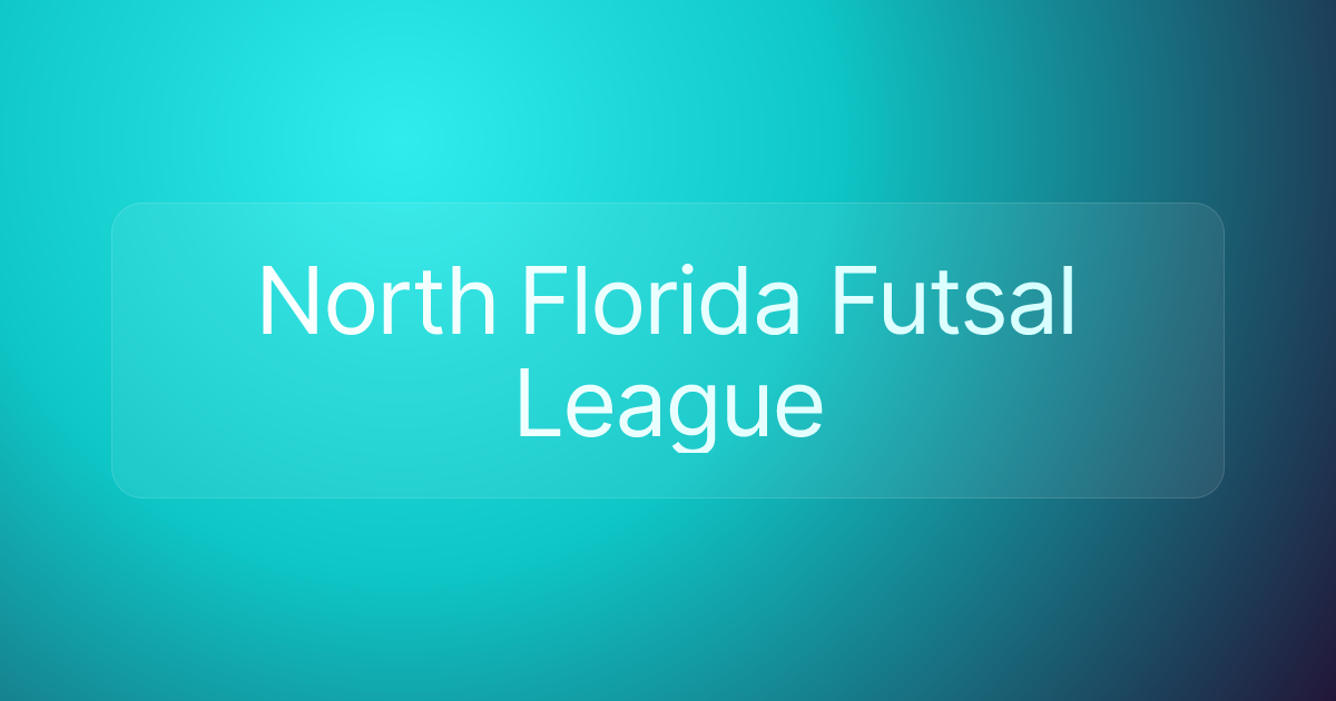 North Florida Futsal League