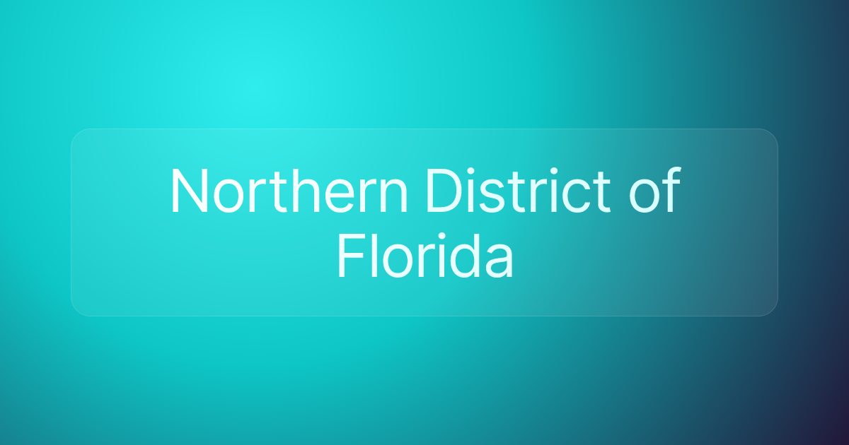 Northern District of Florida