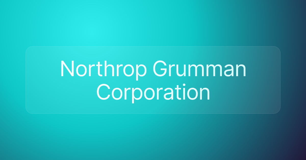 Northrop Grumman Corporation