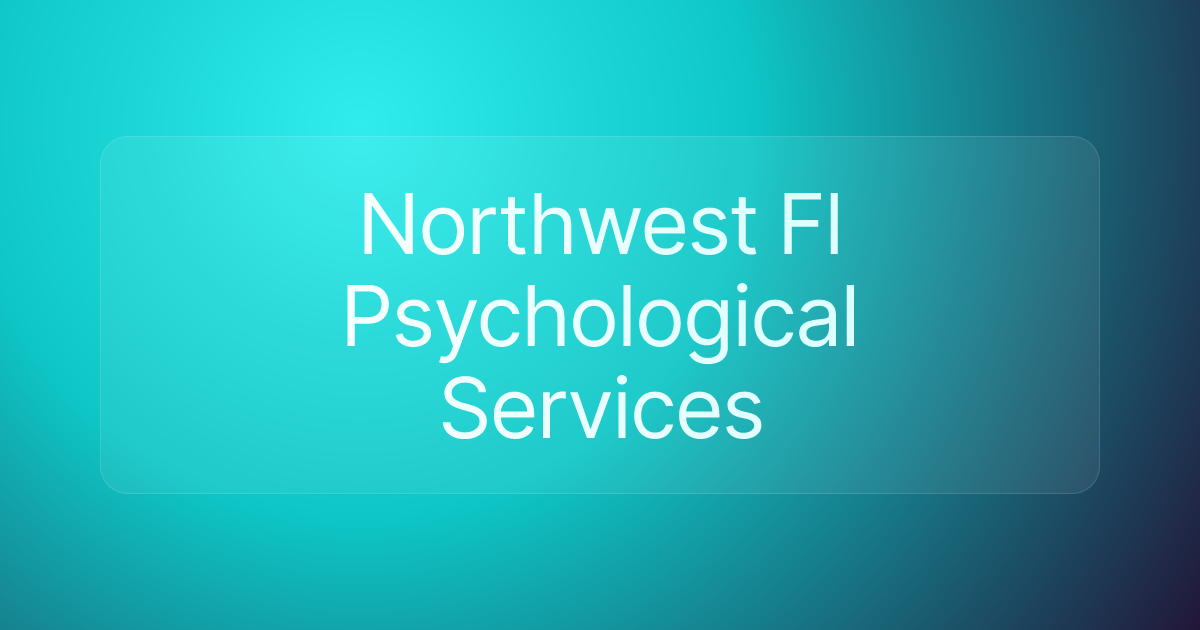 Northwest Fl Psychological Services