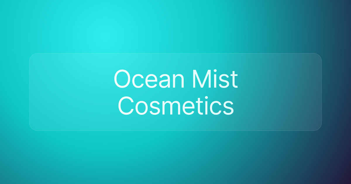 Ocean Mist Cosmetics
