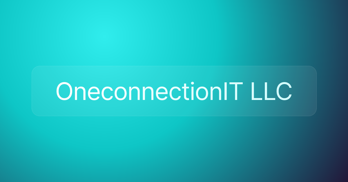 OneconnectionIT LLC