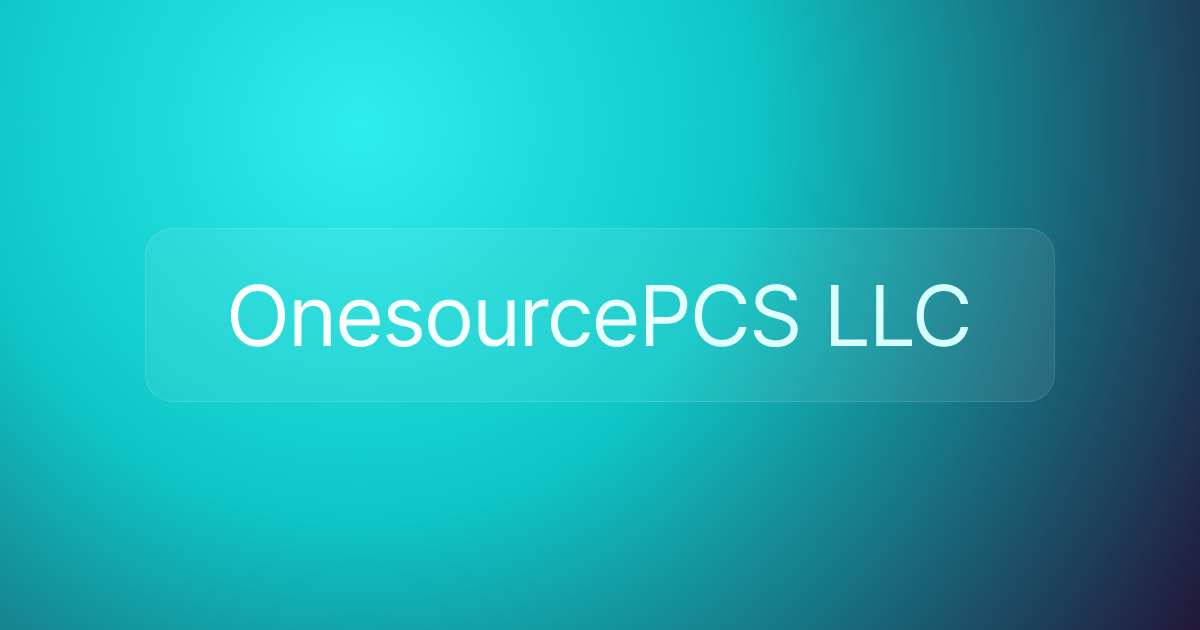 OnesourcePCS LLC