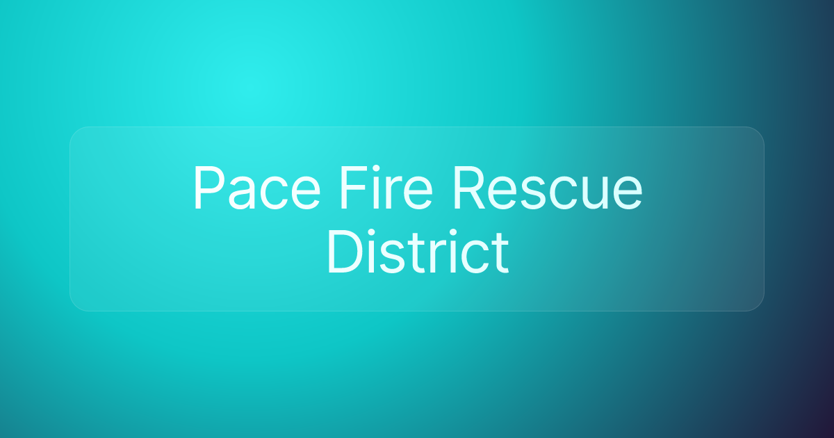 Pace Fire Rescue District