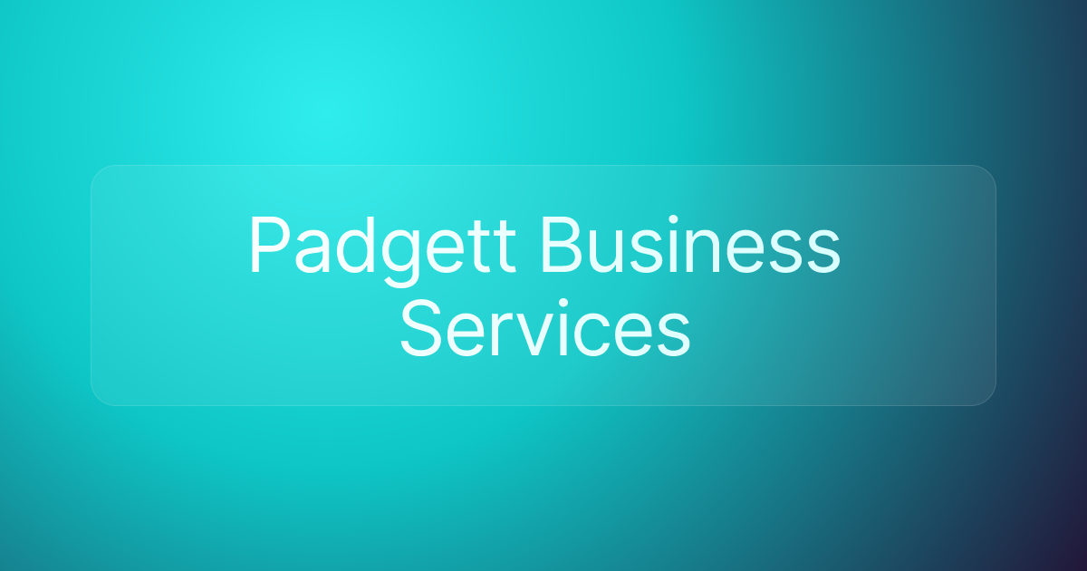 Padgett Business Services