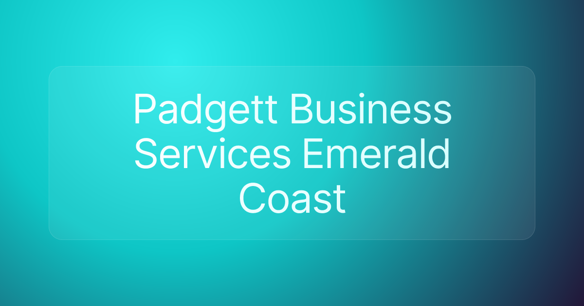 Padgett Business Services Emerald Coast