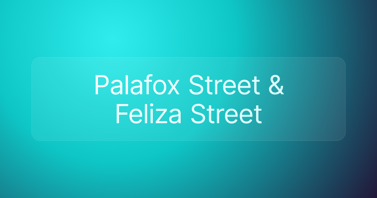 Palafox Street & Feliza Street