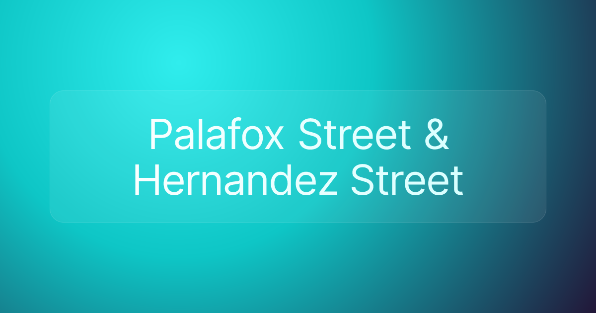 Palafox Street & Hernandez Street
