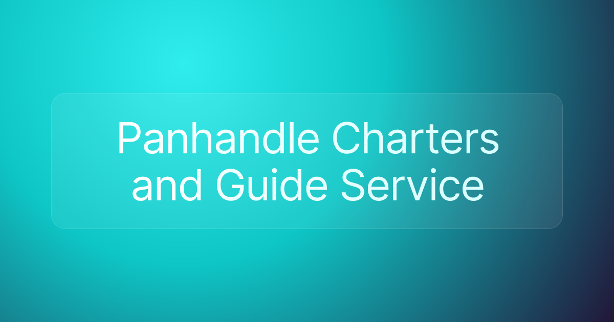 Panhandle Charters and Guide Service