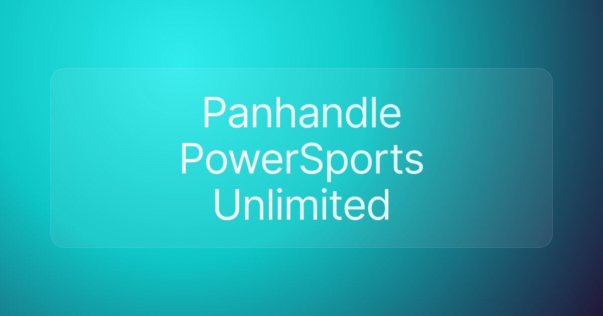 Panhandle PowerSports Unlimited
