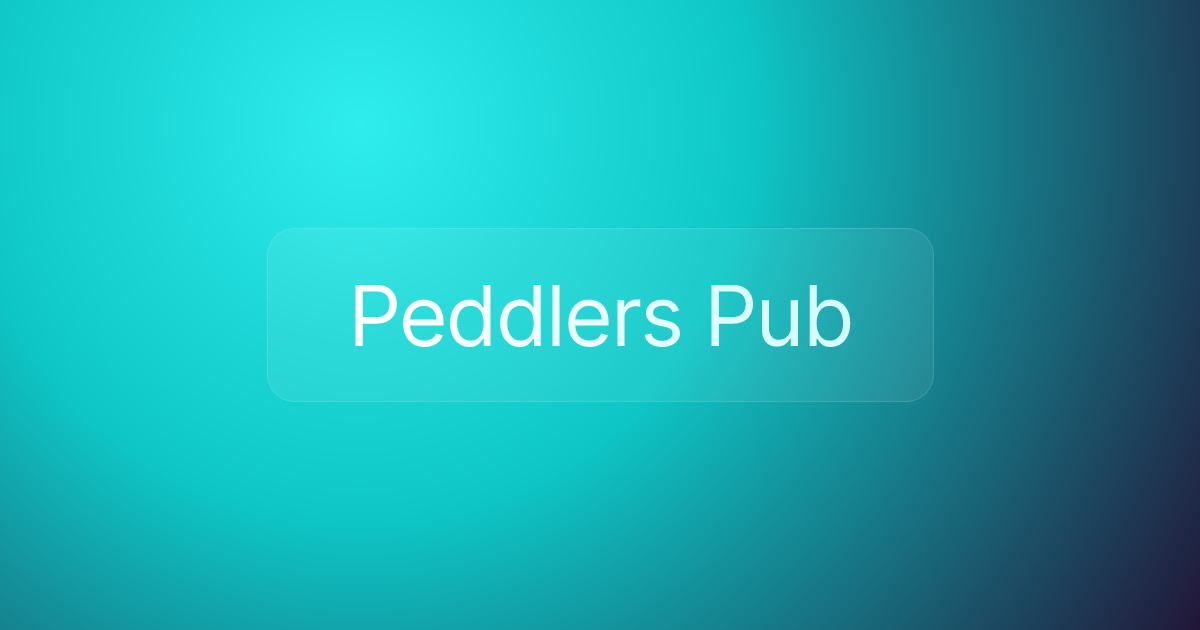 Peddlers Pub