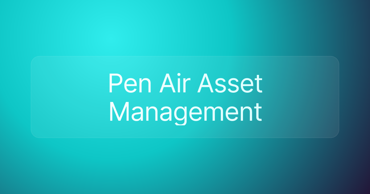 Pen Air Asset Management