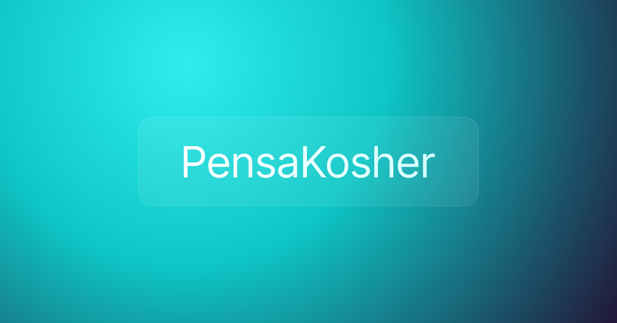 PensaKosher