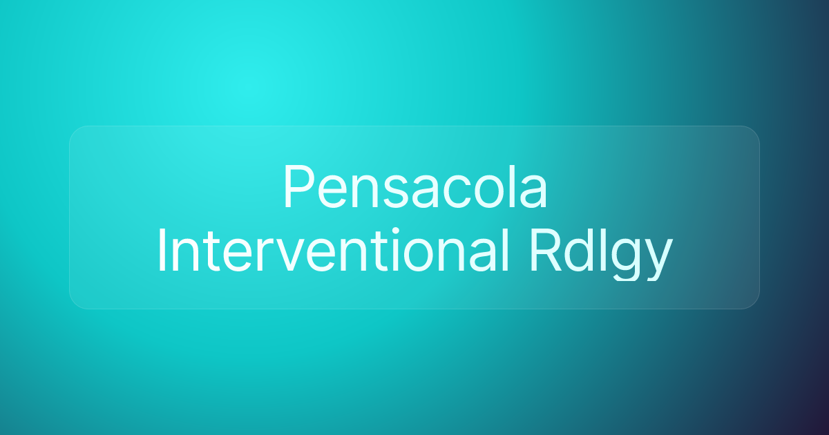 Pensacola Interventional Rdlgy