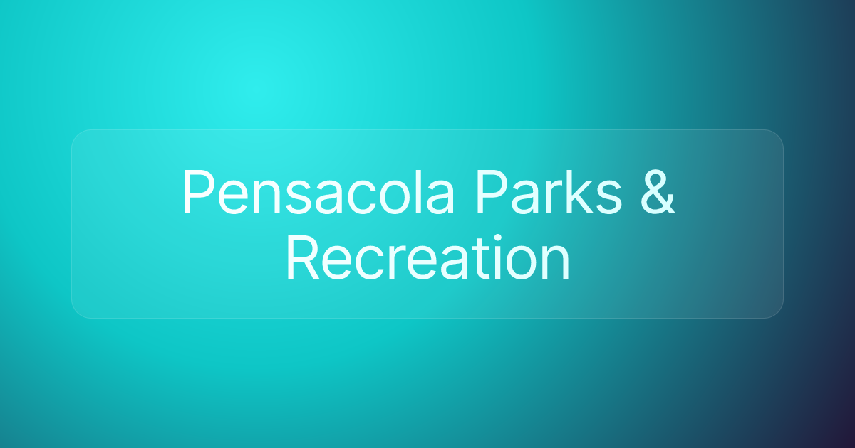 Pensacola Parks & Recreation