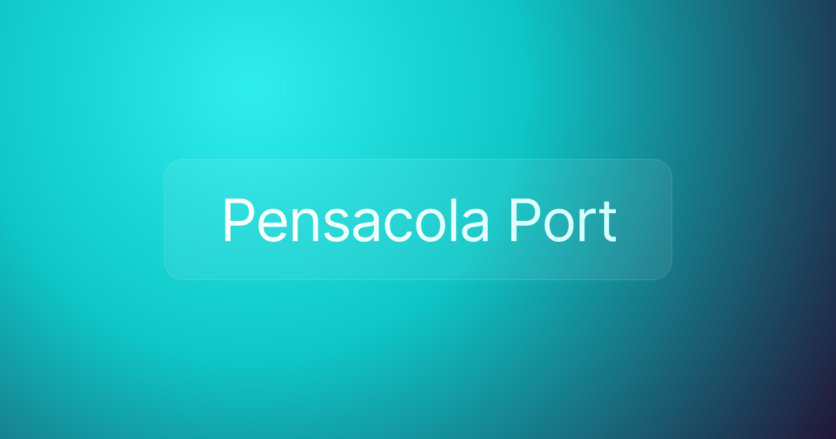 Pensacola Port