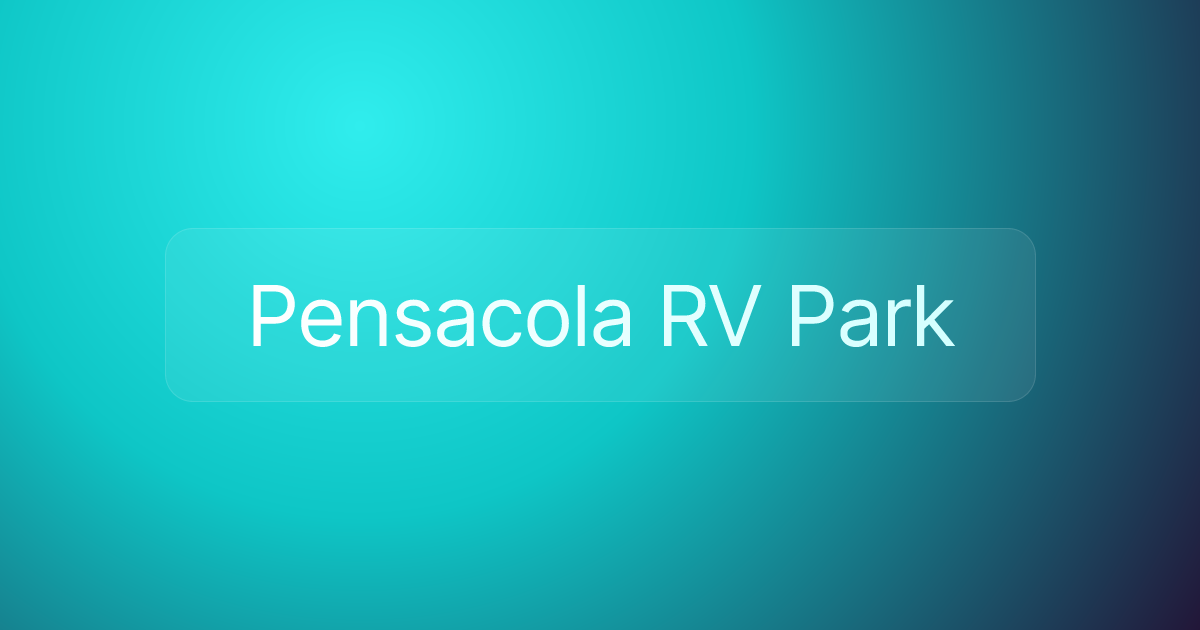 Pensacola RV Park