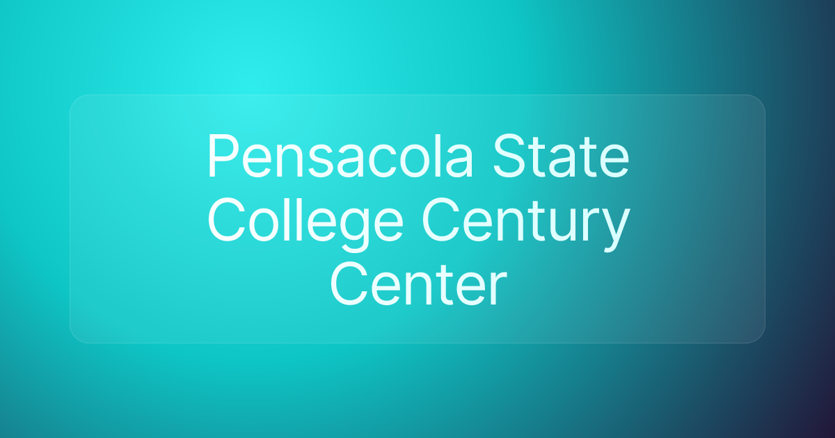 Pensacola State College Century Center