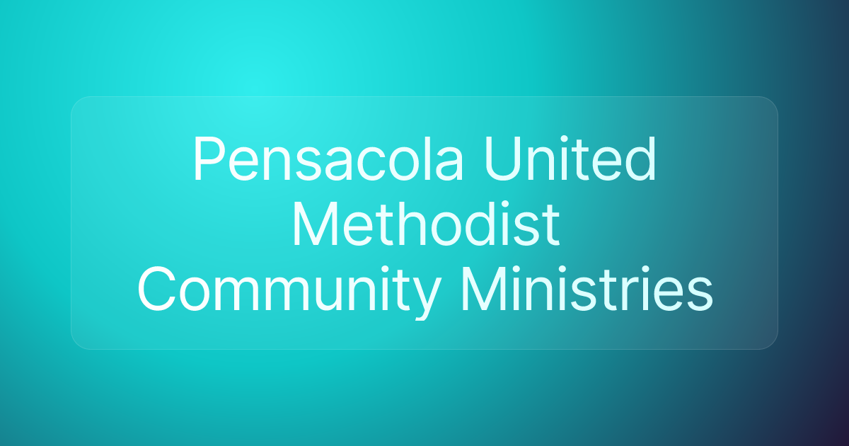 Pensacola United Methodist Community Ministries