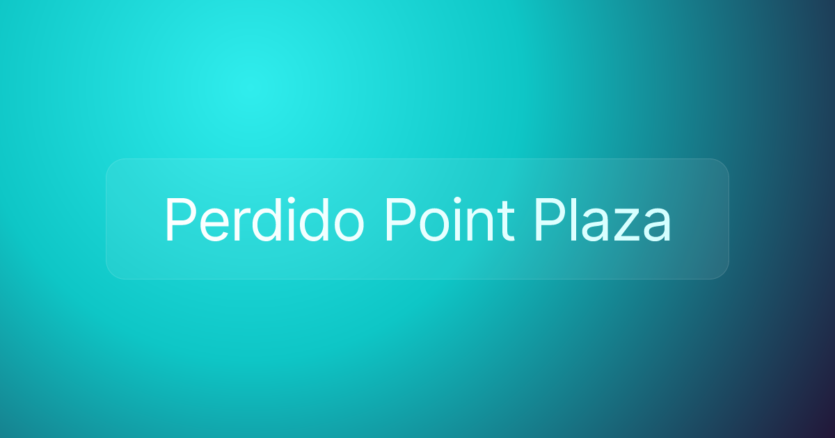 Perdido Point Plaza