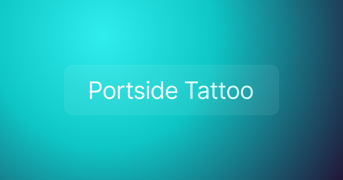 Portside Tattoo