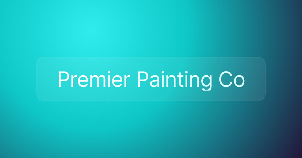 Premier Painting Co