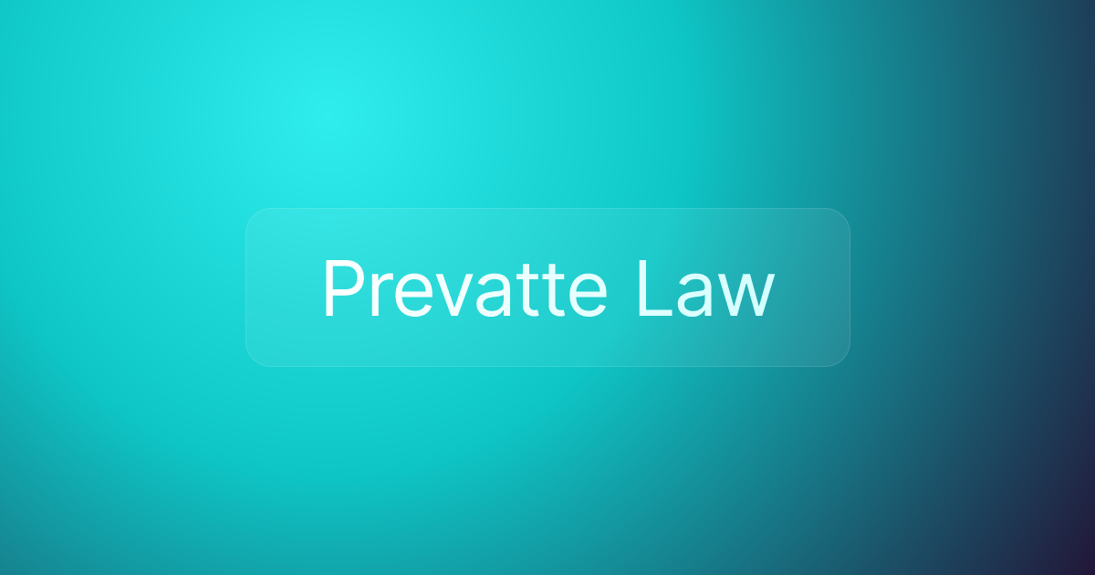 Prevatte Law