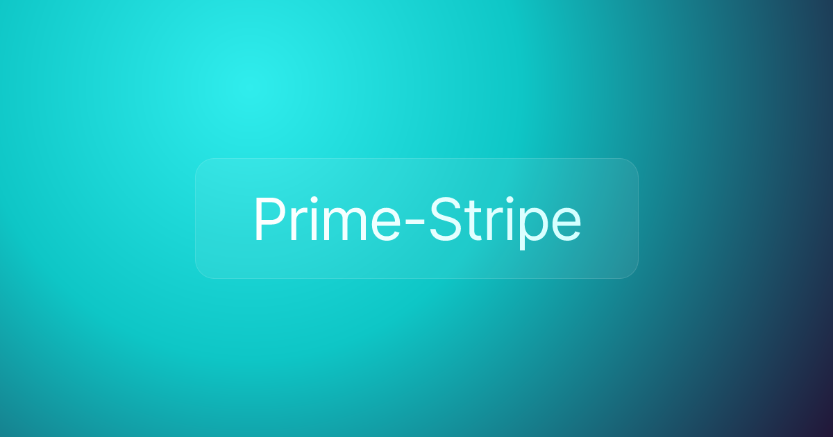 Prime-Stripe