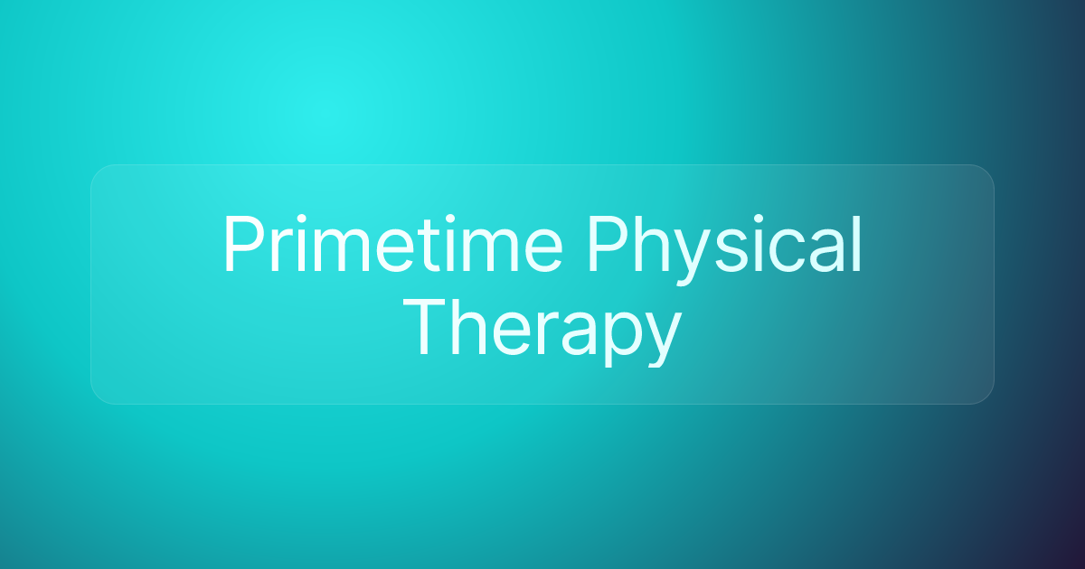 Primetime Physical Therapy